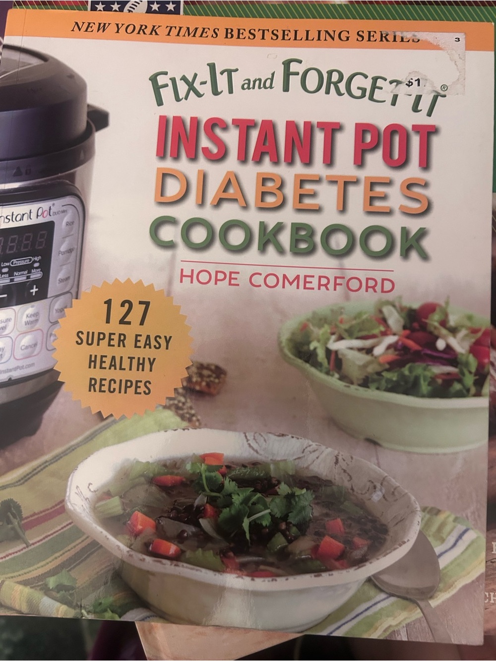 Instant Pot Diabetes Cookbook by Hope Comerford